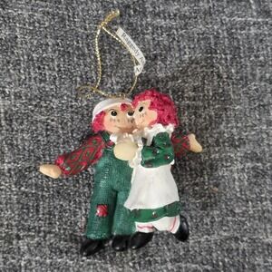 Vintage Raggedy Ann & Andy 1998 Christmas 3" Ornament Holiday Decor
